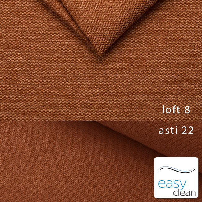 Taburet COOL | 68x68x42 cm | bez úložného prostoru | oranžová 08/22