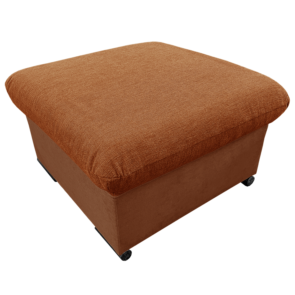 Taburet COOL | 68x68x42 cm | bez úložného prostoru | oranžová 08/22