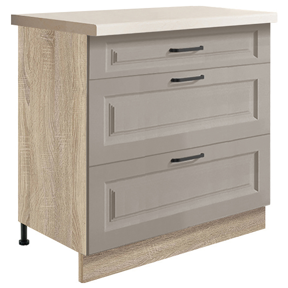 SMART s | dolní skříňka SC-22D | 80 cm | VÝBĚR KORPUSU a KOVÁNÍ | šedá mat