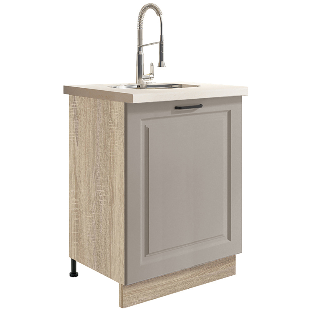 SMART s | dolní skříňka SC-11D dřezová | 60 cm | VÝBĚR KORPUSU | UNI dvířka | šedámat