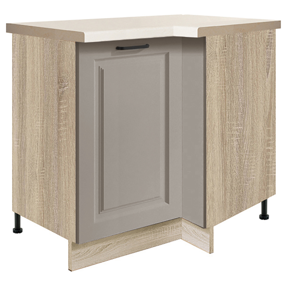 SMART s | dolní skříňka SC-15D rohová | 100x70 cm | VÝBĚR KORPUSU | šedá mat