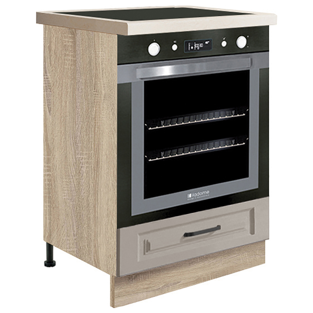 SMART s | dolní skříňka SC-17D na vestavnou troubu | 60 cm | VÝBĚR KORPUSU | šedá mat