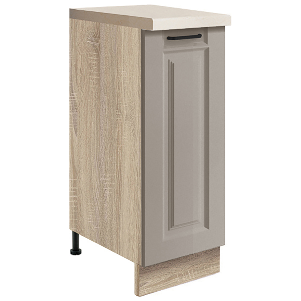 SMART s | dolní skříňka SC-26D + výsuvná police cargo | 30 cm | VÝBĚR KORPUSU | šedá mat