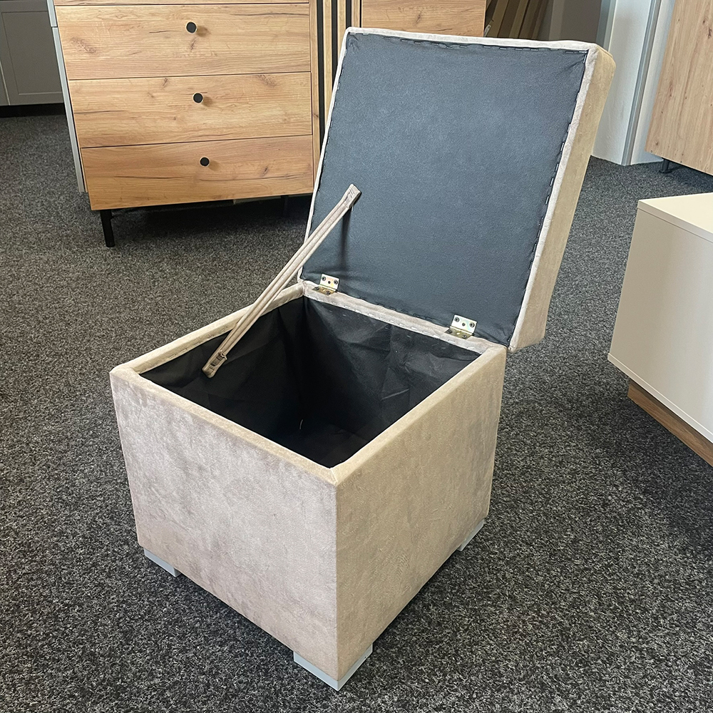 Taburet BOSTON | 45x45x48 cm | VÝBĚR TKANIN