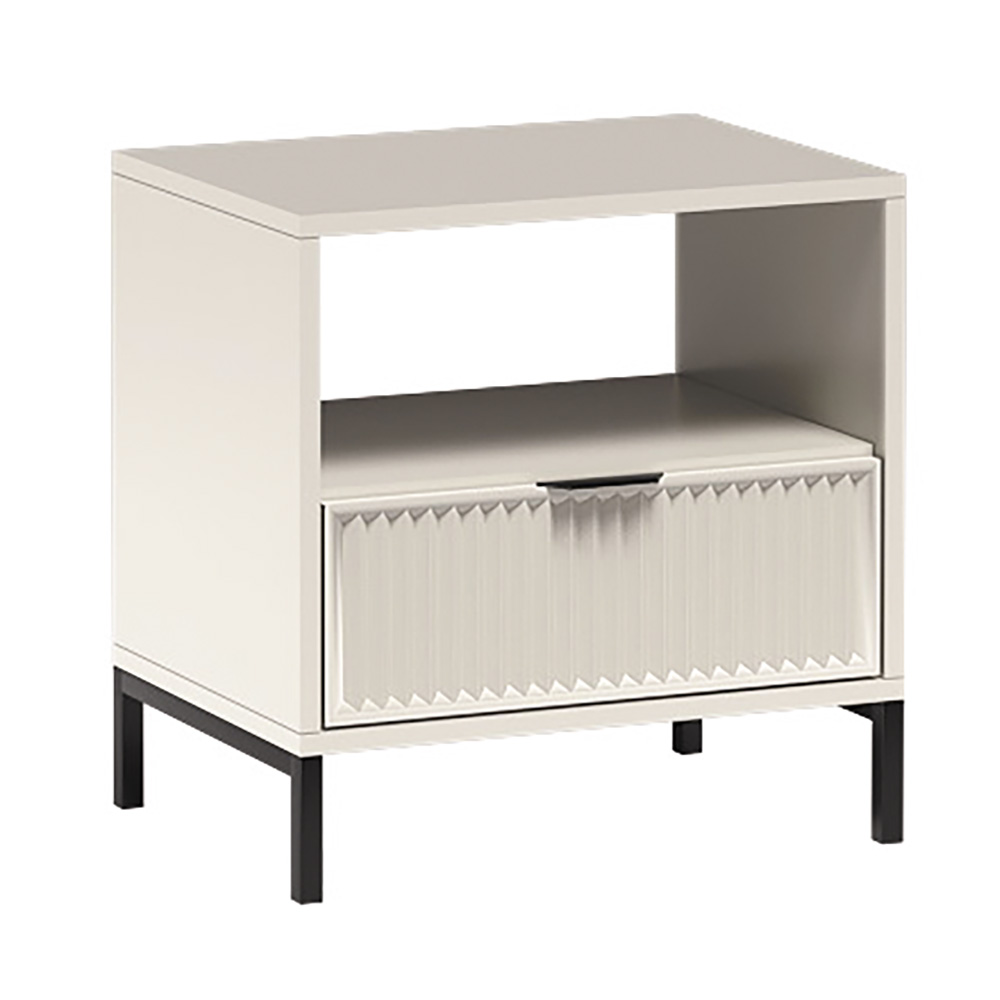 STYLES k | noční stolek LS-7 | 54,4 cm | 3D povrch | kašmír