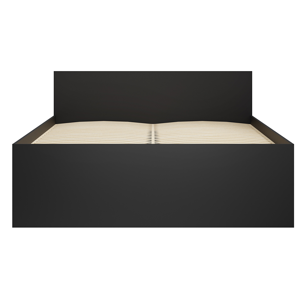 MAXIONE c | postel dvoulůžko | 160x200 cm | s roštem | černá mat