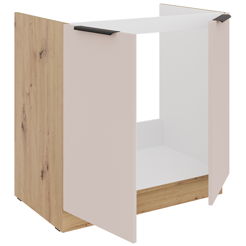 SOLEA k | dolní kuchyňská skříňka 80 ZL 2F dřezová | 80 cm | artisan/kašmír | VÝBĚR ÚCHYTŮ