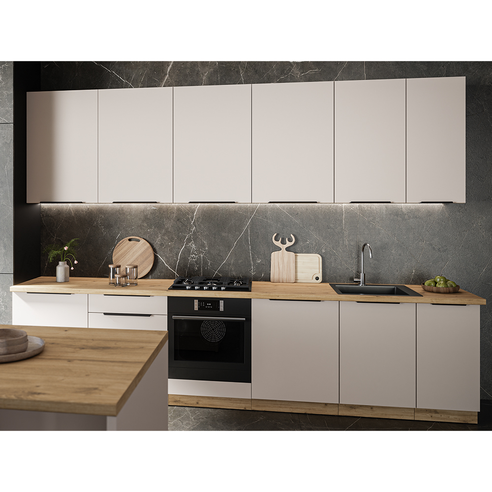 SOLEA k | dolní kuchyňská skříňka 80 ZL 2F dřezová | 80 cm | artisan/kašmír | VÝBĚR ÚCHYTŮ