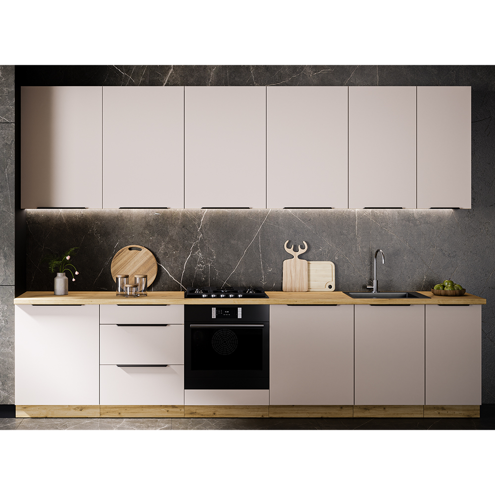 SOLEA k | dolní kuchyňská skříňka 80 ZL 1S dřezová | 80 cm | artisan/kašmír | VÝBĚR ÚCHYTŮ