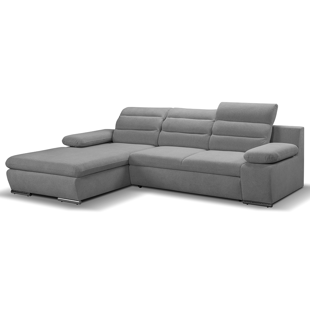 Sedací souprava GRECO MINI | 185x278 cm | LEVÁ | 09 světle béžová WATER REPELLENT | rozkládací + úložný prostor