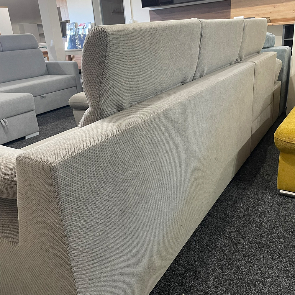 Sedací souprava GRECO MINI | 185x278 cm | LEVÁ | 09 světle béžová WATER REPELLENT | rozkládací + úložný prostor