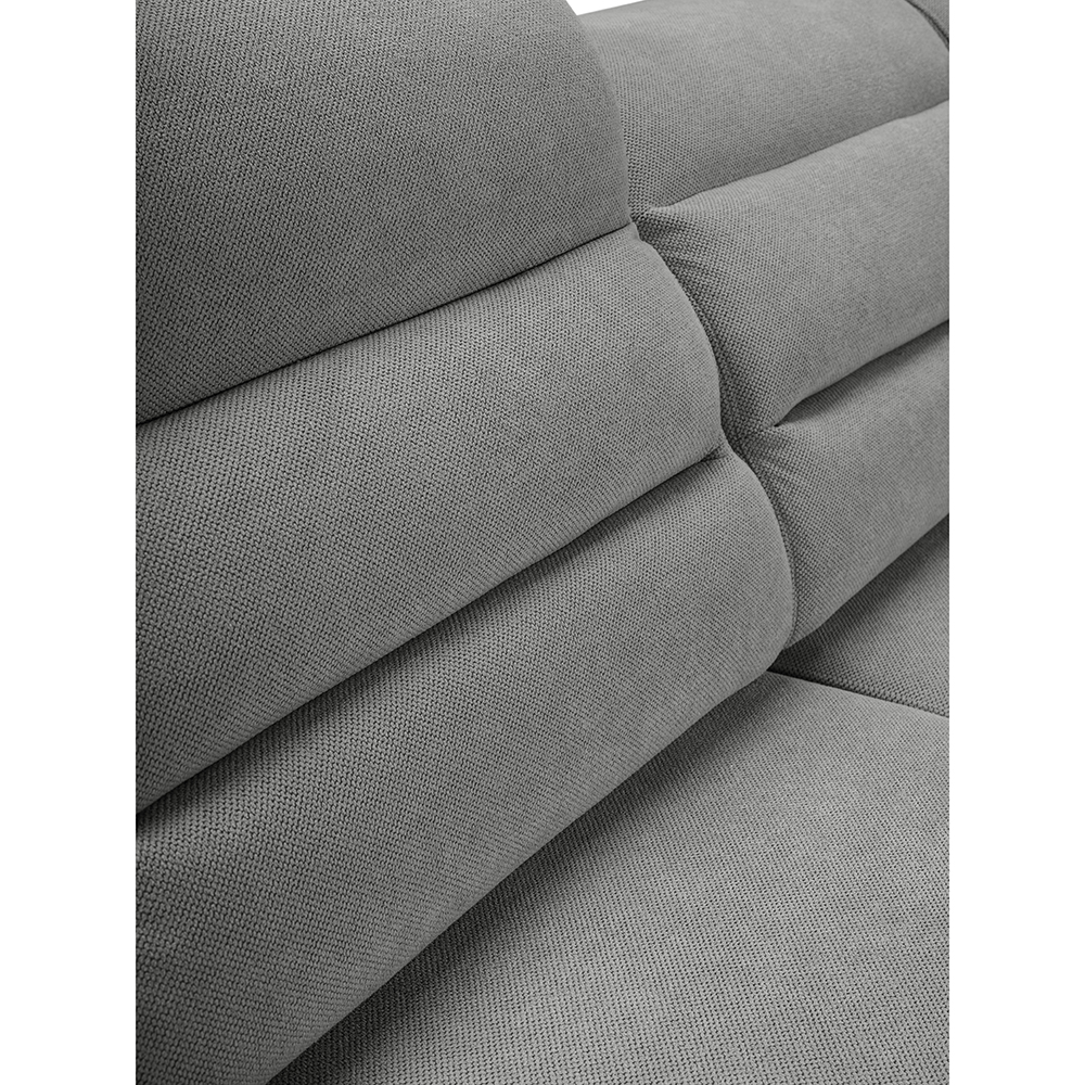 Sedací souprava GRECO MINI | 278x185 cm | PRAVÁ | 20 středně hnědá WATER REPELLENT | rozkládací + úložný prostor