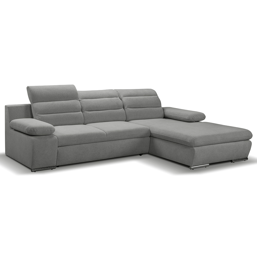 Sedací souprava GRECO MINI | 278x185 cm | PRAVÁ | 63 tmavě starorůžová WATER REPELLENT | rozkládací + úložný prostor