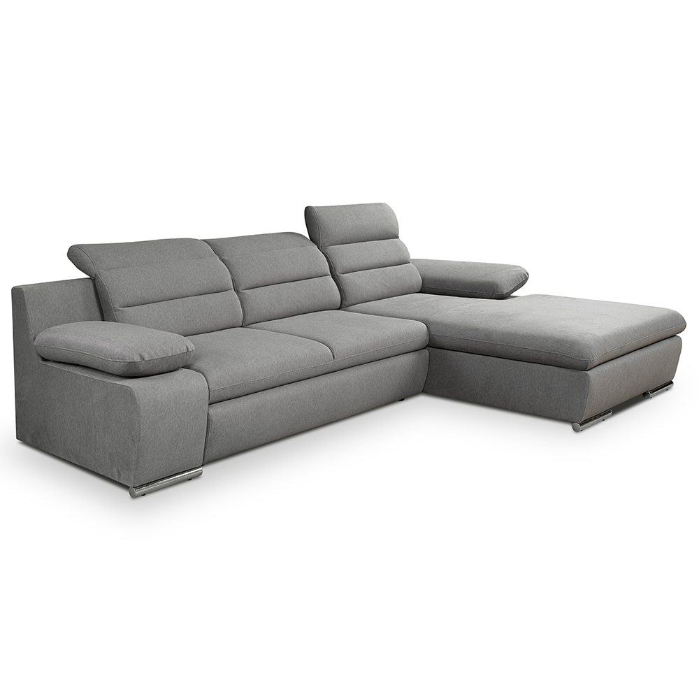 Sedací souprava GRECO MINI | 278x185 cm | PRAVÁ | 63 tmavě starorůžová WATER REPELLENT | rozkládací + úložný prostor