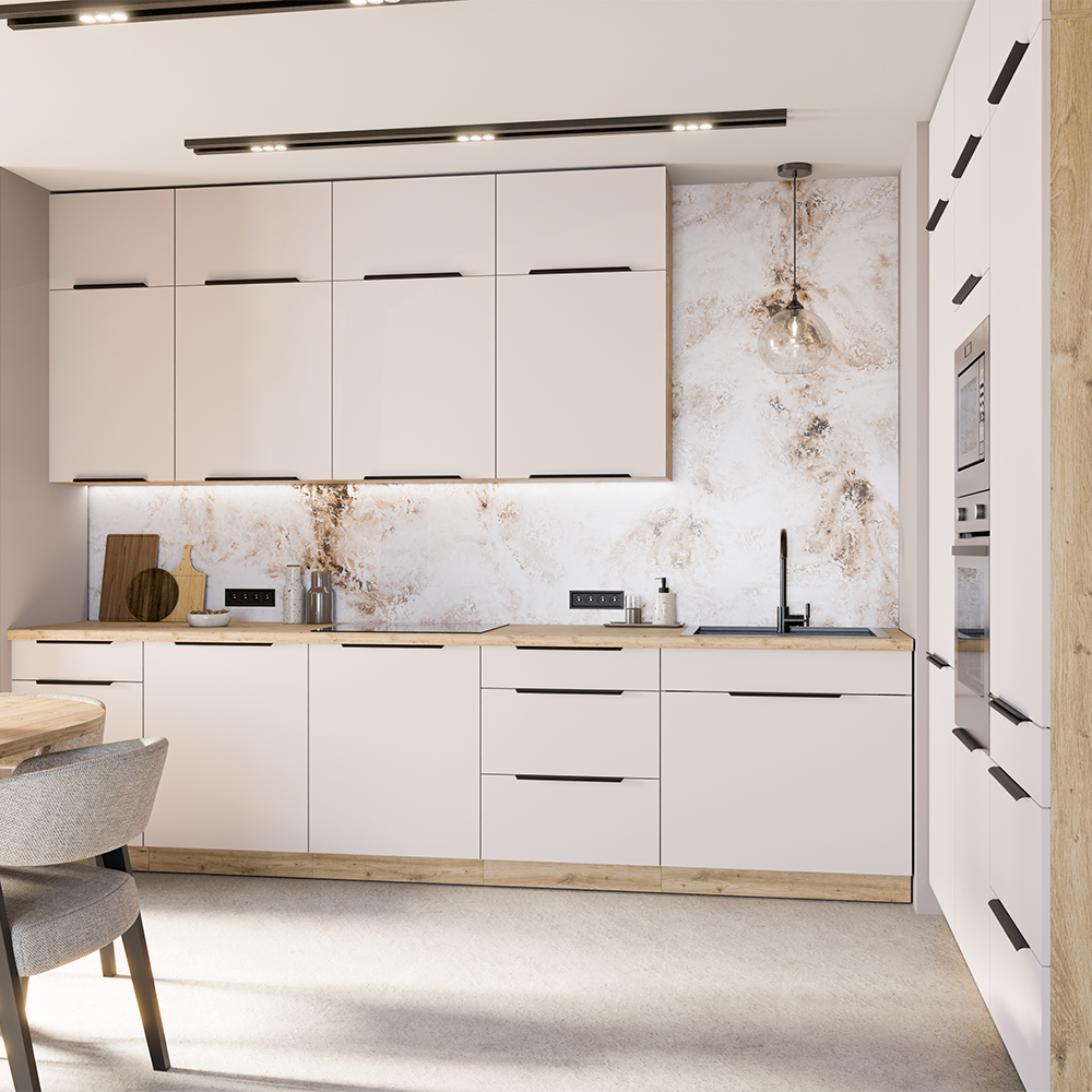 SOLEA k | dvířka na myčku ZM 71,3x59,6 | kašmír | VÝBĚR ÚCHYTŮ