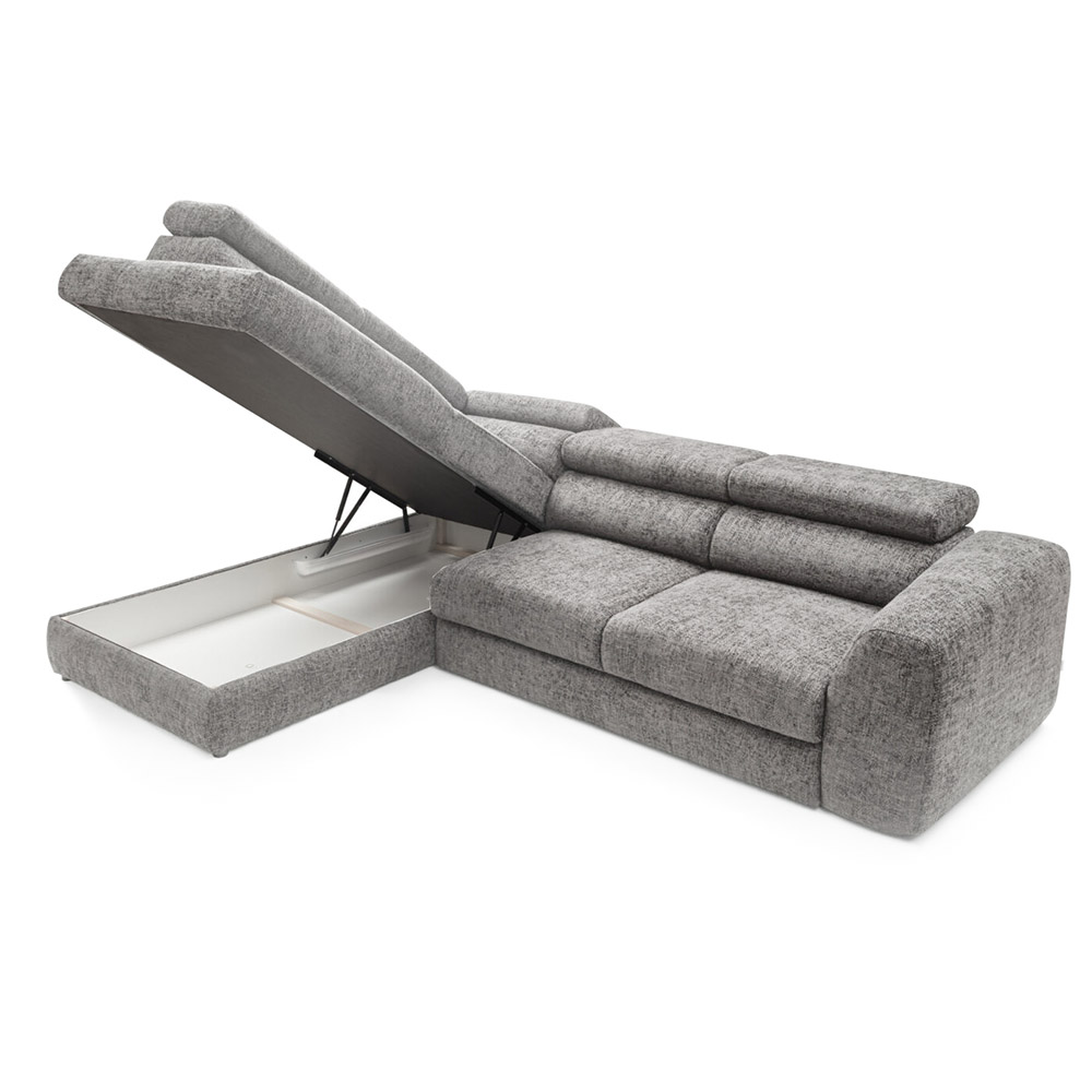 Sedací souprava BLUVEL II | 207x285 cm | rozkládací + s úložný prostorem | VÝBĚR TKANIN