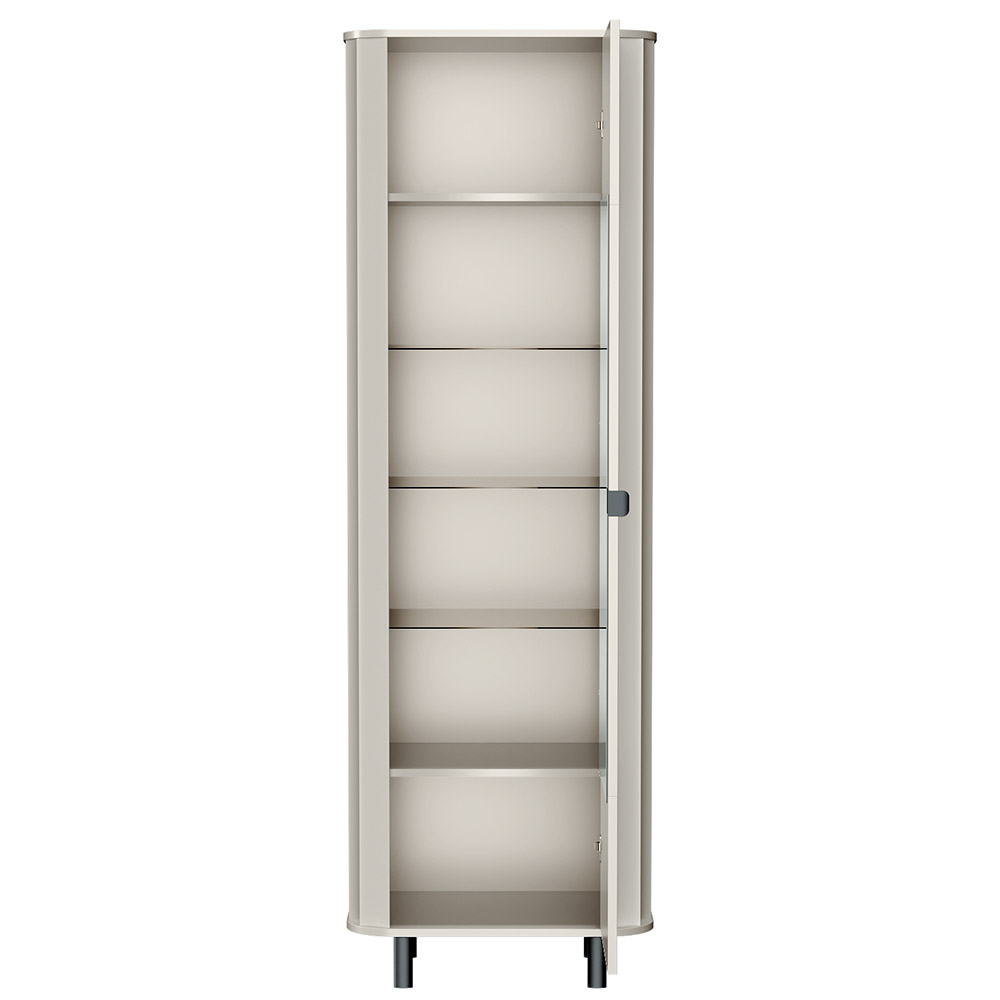 NOVADO s | vitrína NO-4 | 65,3 cm | světle šedá