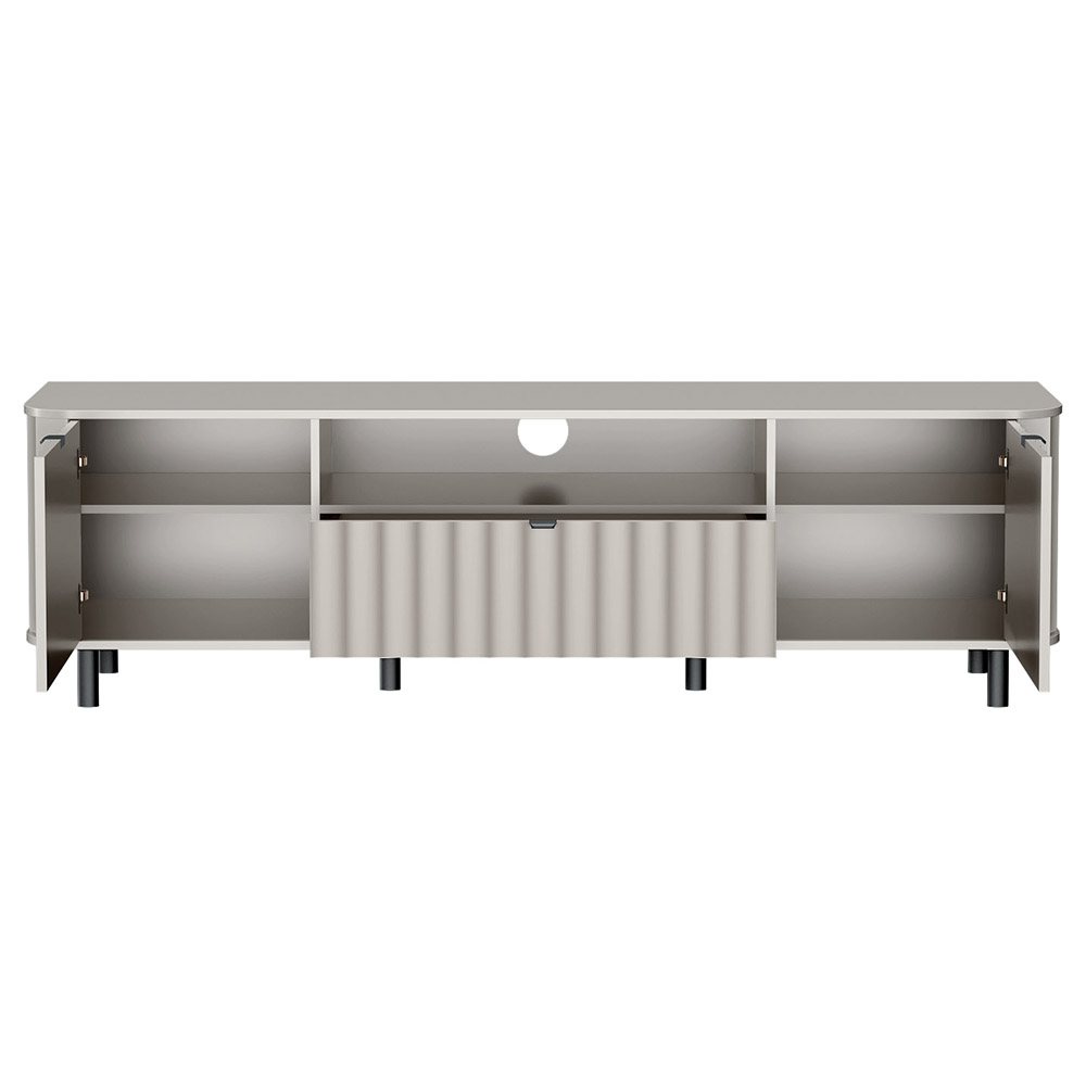 NOVADO s | TV stolek NO-5 | 196 cm | světle šedá