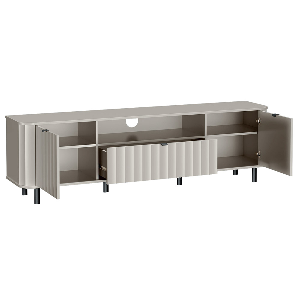 NOVADO s | TV stolek NO-5 | 196 cm | světle šedá