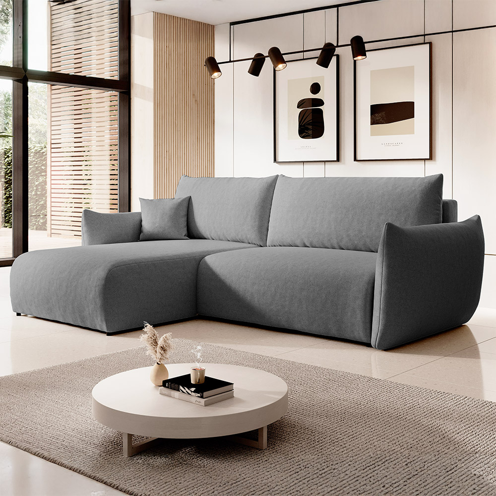 Sedací souprava ALLORA | 177x257 cm | rozkládací + úložný prostor | VÝBĚR TKANIN