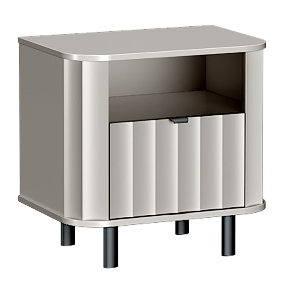 NOVADO s | noční stolek NO-7 | 58,6 cm | světle šedá