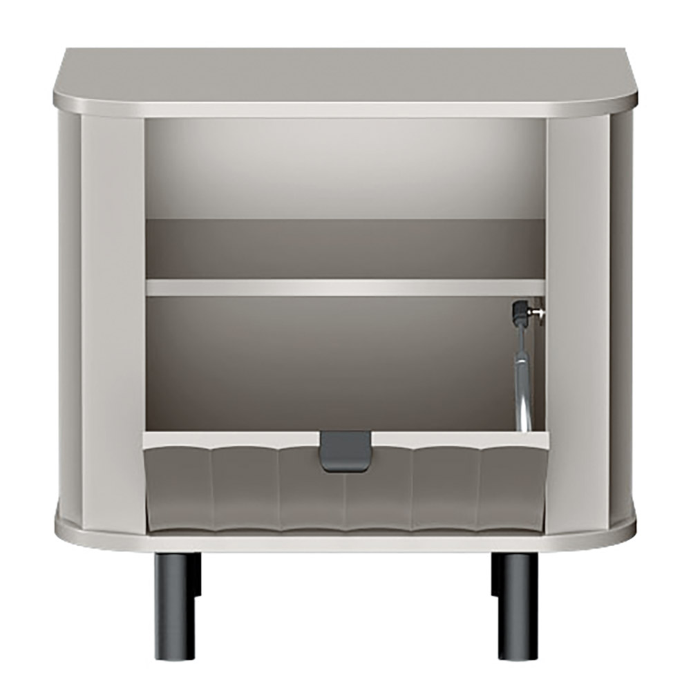 NOVADO s | noční stolek NO-7 | 58,6 cm | světle šedá