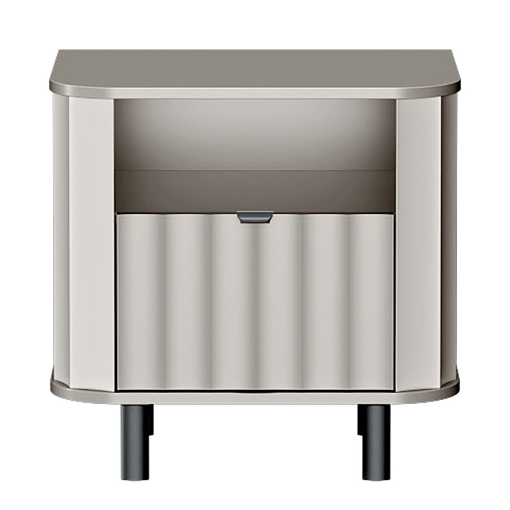 NOVADO s | noční stolek NO-7 | 58,6 cm | světle šedá