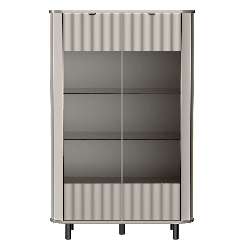 NOVADO s | vitrína NO-9 | 98,3 cm | světle šedá