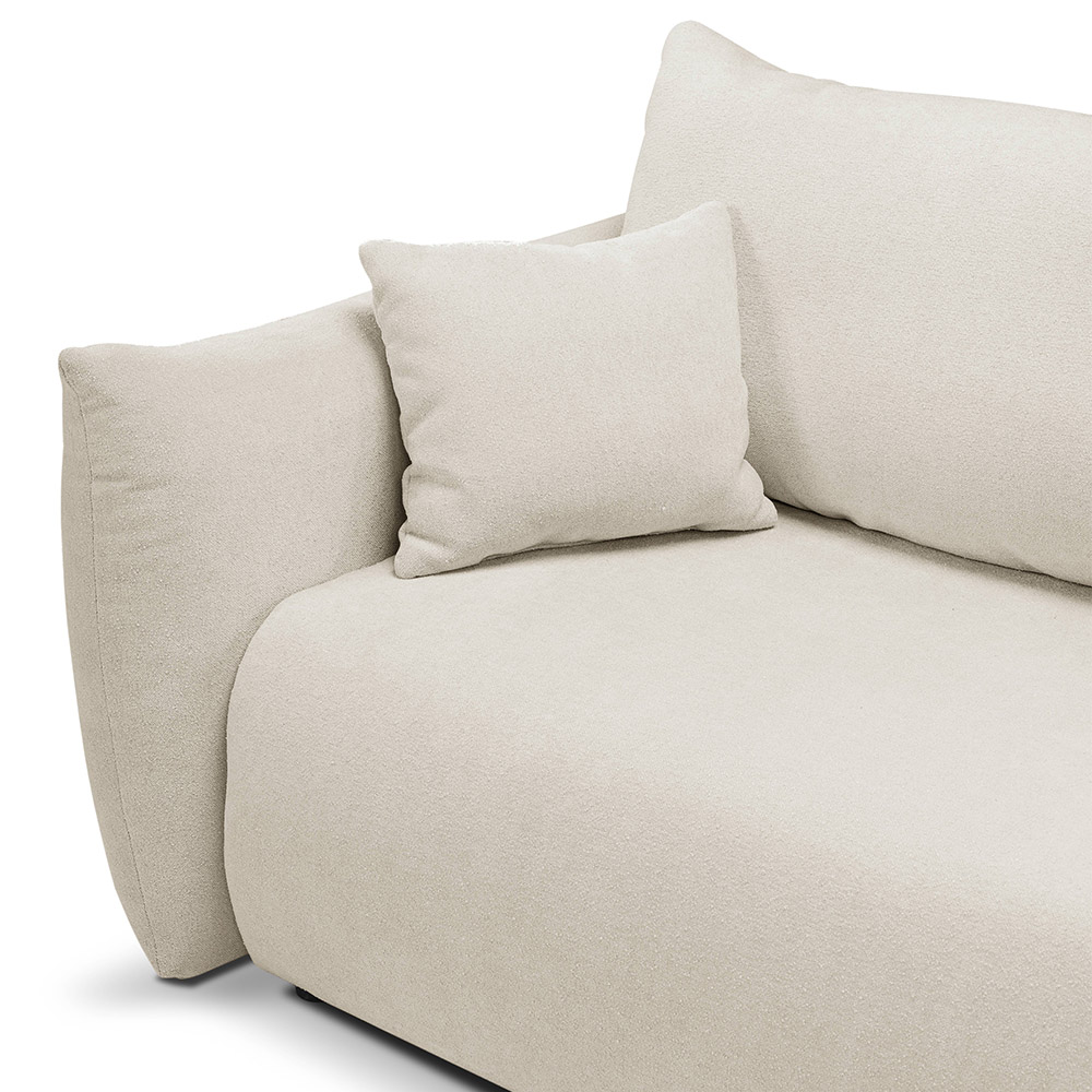 Pohovka ALLORA | 240 cm | rozkládací + úložný prostor | VÝBĚR TKANIN