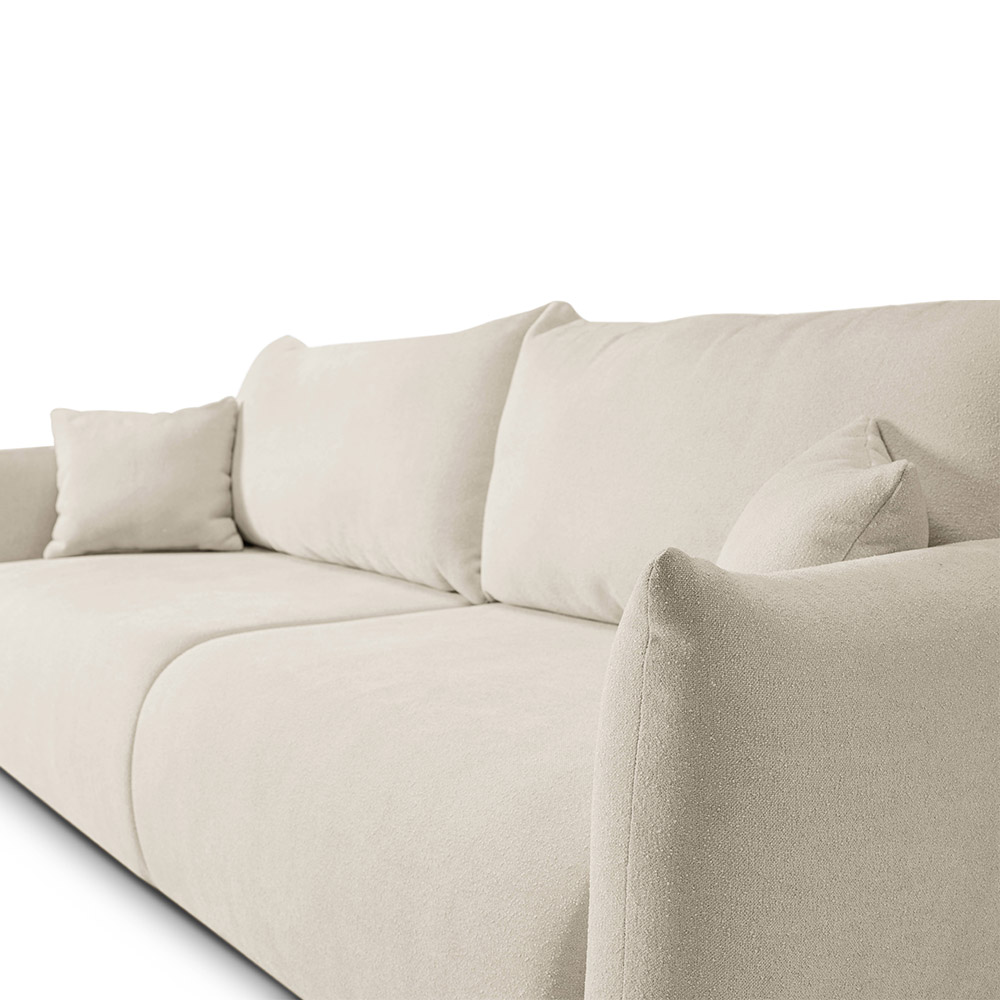 Pohovka ALLORA | 240 cm | rozkládací + úložný prostor | VÝBĚR TKANIN