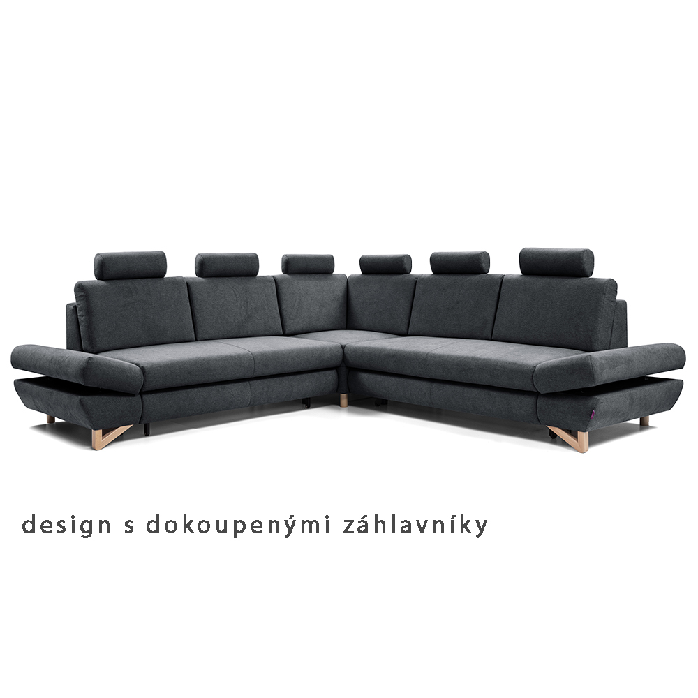 Sedací souprava AVESTA III | 272x272 cm | rozkládací + úložný prostor | spaní na levé straně | VÝBĚR TKANIN