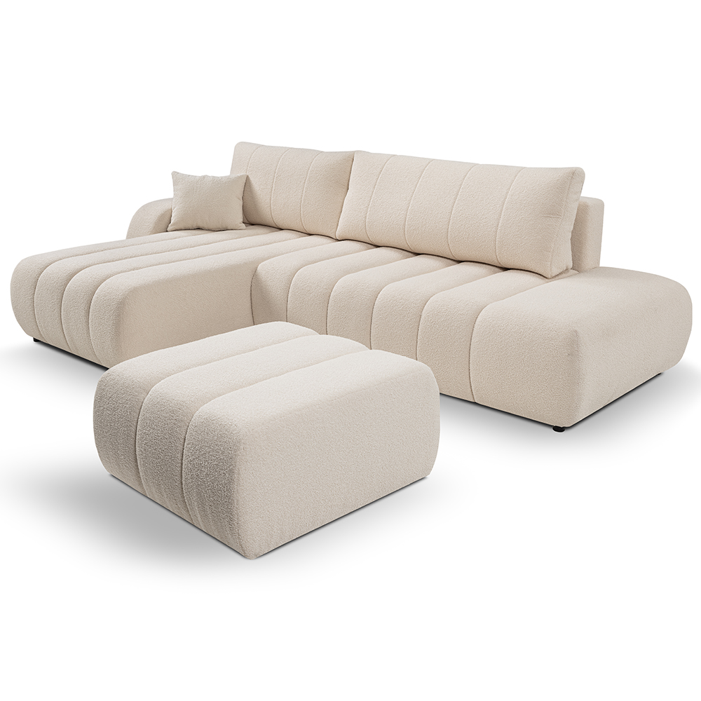 Sedací souprava BALOO | 176x276 cm | rozkládací + úložný prostor | VÝBĚR TKANIN