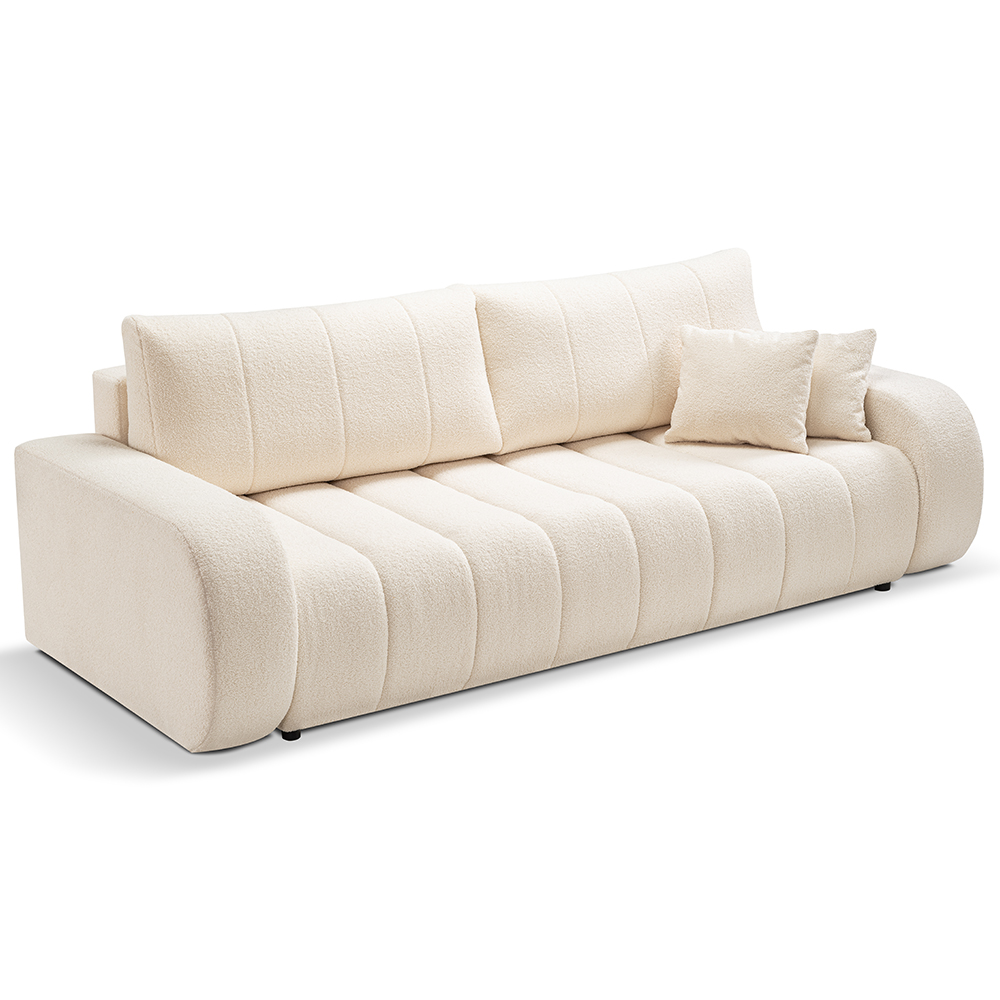 Pohovka BALOO | 248 cm | rozkládací + úložný prostor | VÝBĚR TKANIN