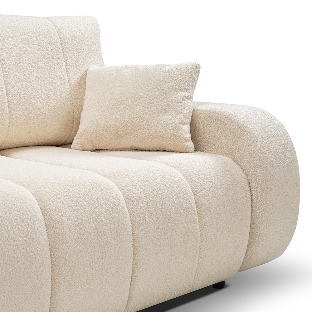 Pohovka BALOO | 248 cm | rozkládací + úložný prostor | VÝBĚR TKANIN