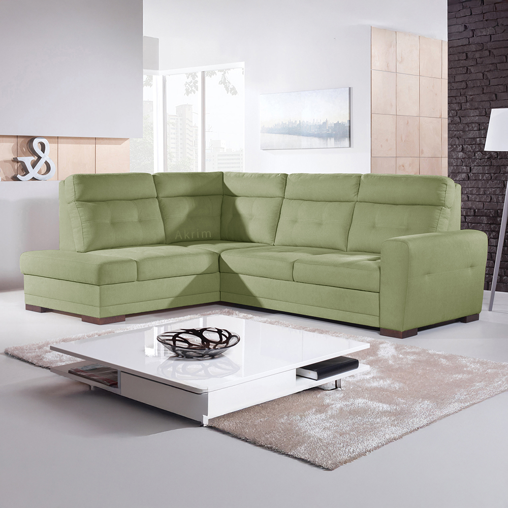 Sedací souprava AMOS | 197x264 cm | LEVÁ | rozkládací + úložný prostor | VÝBĚR TKANIN