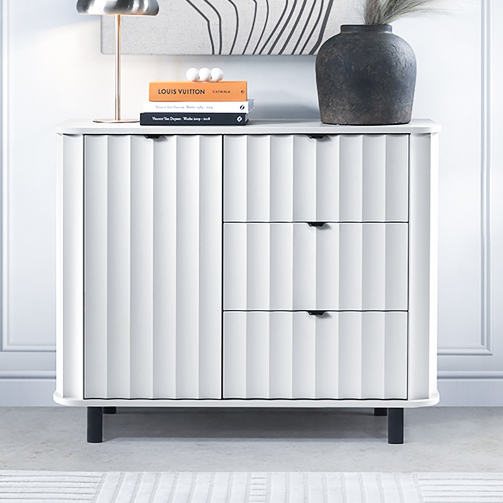 NOVADO b | komoda NO-3 | 111 cm | bílá