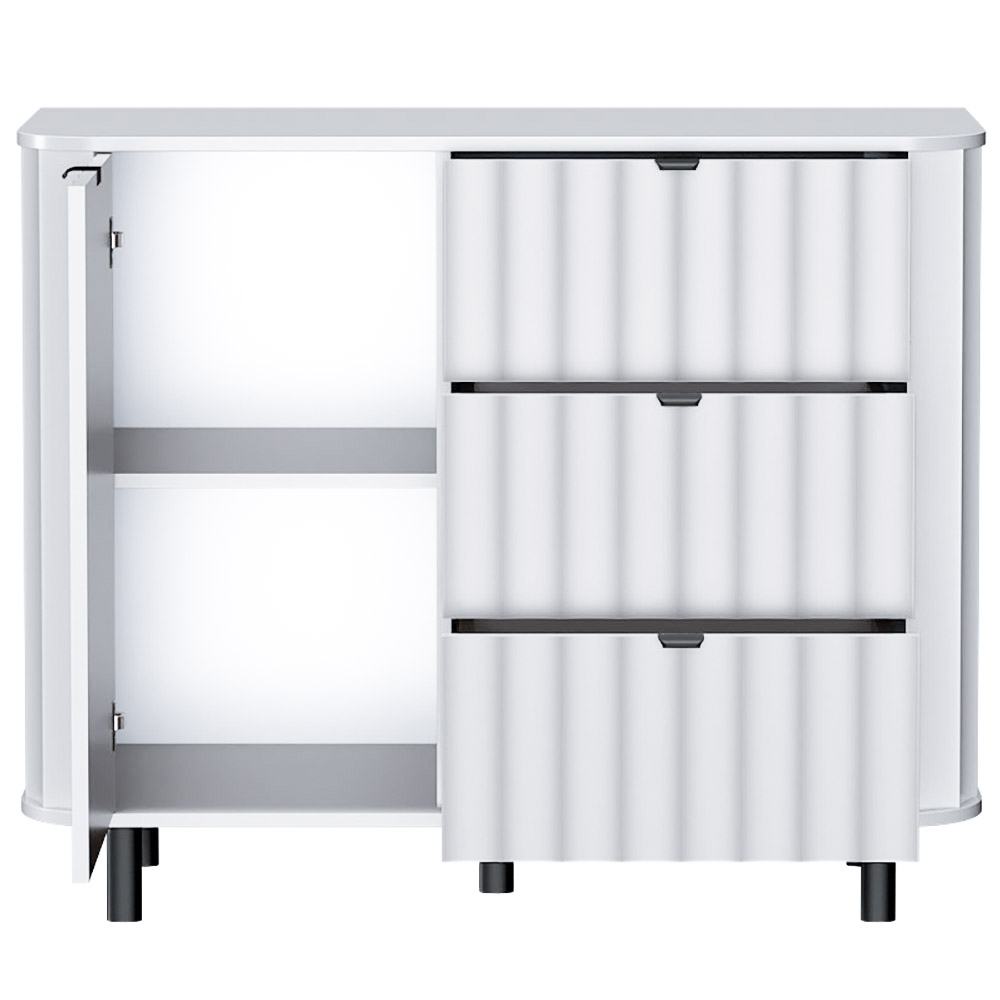 NOVADO b | komoda NO-3 | 111 cm | bílá