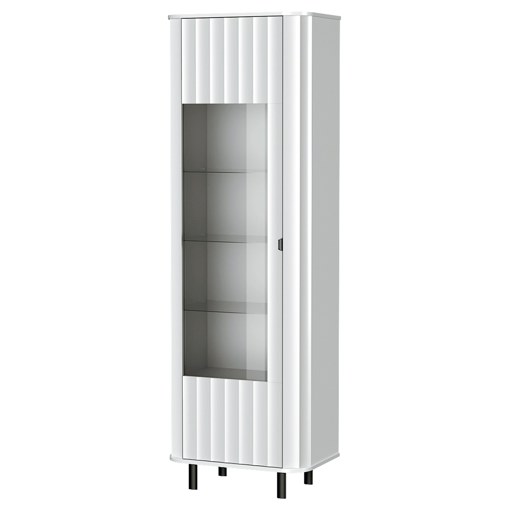 NOVADO b | vitrína NO-4 | 65,3 cm | bílá