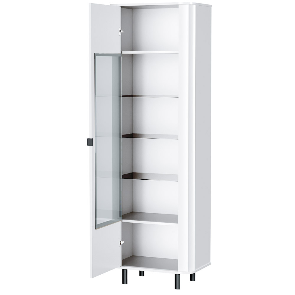 NOVADO b | vitrína NO-4 | 65,3 cm | bílá