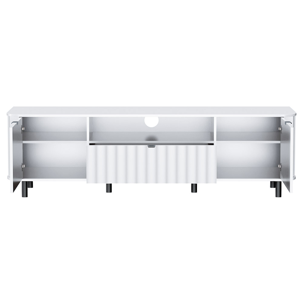 NOVADO b | TV stolek NO-5 | 196 cm | bílá