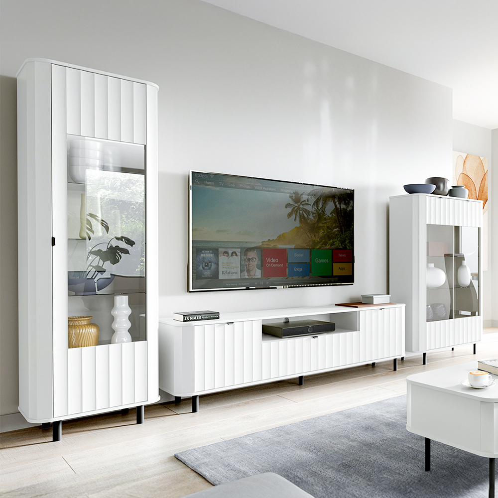 NOVADO b | TV stolek NO-6 | 137 cm | bílá