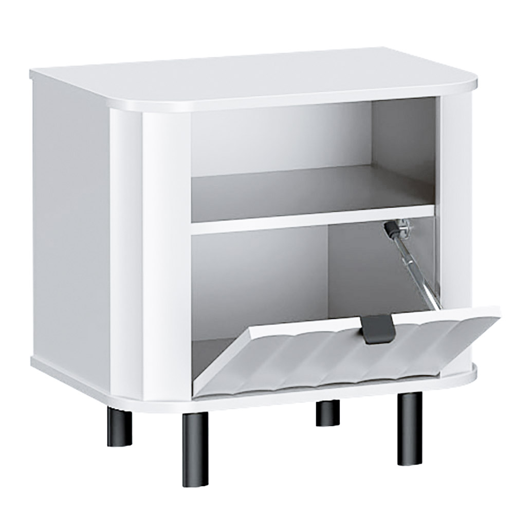 NOVADO b | noční stolek NO-7 | 58,6 cm | bílá