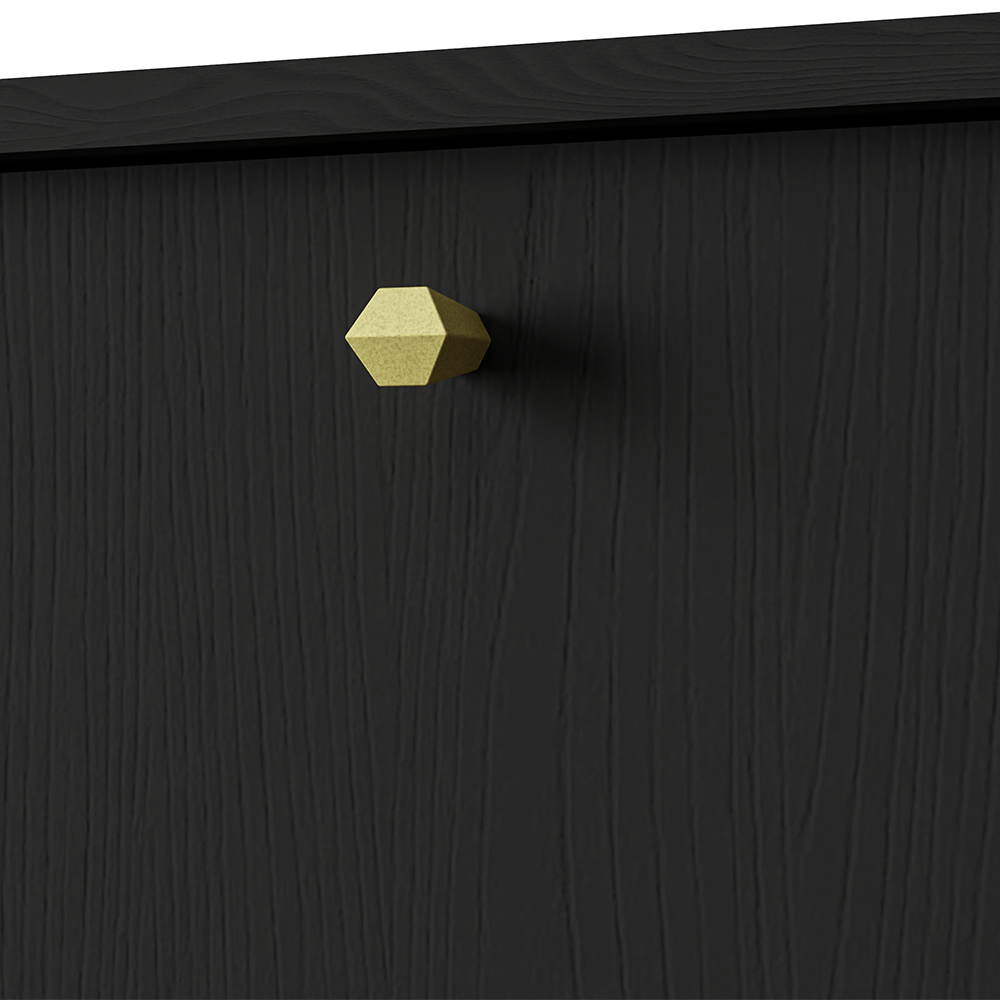 TOKYO 1 c | TV stolek RTV 302 | 120,6 cm | černá grafit/zlatá