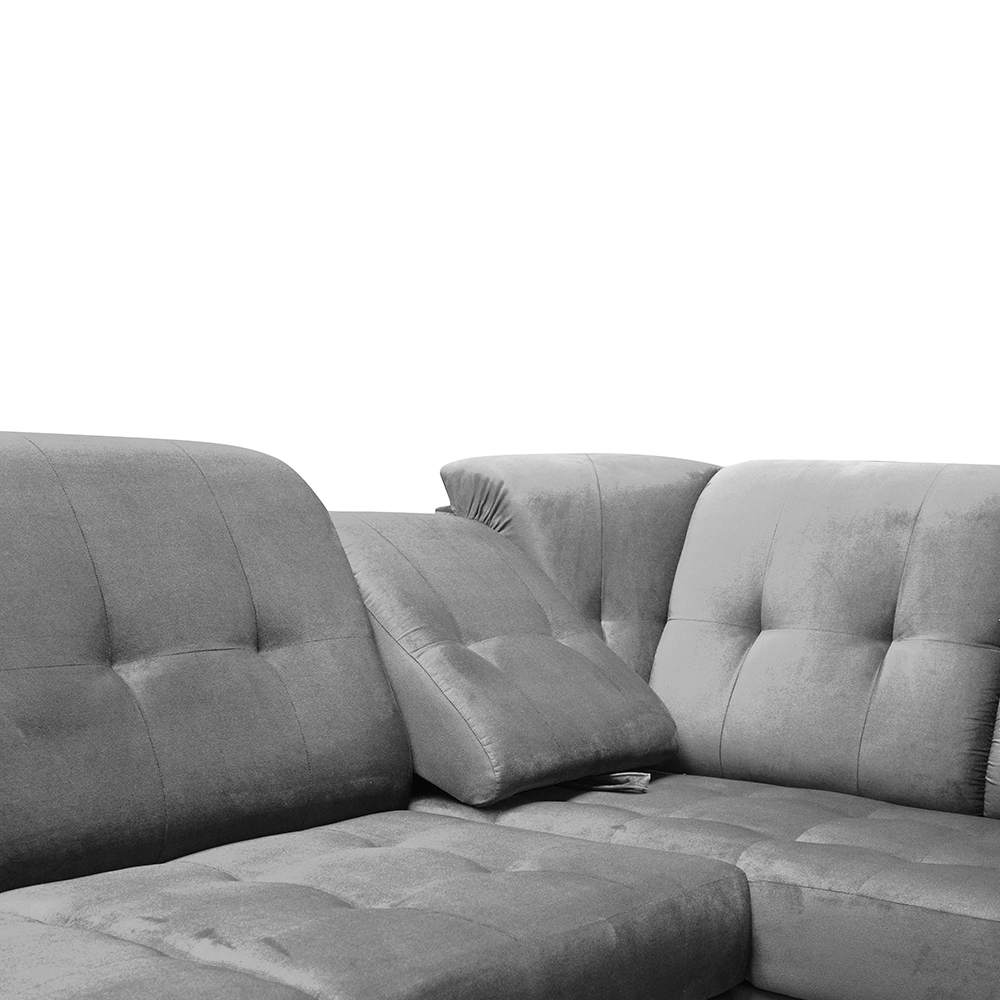 Sedací souprava ZEUS | 180x375x162 cm | PRAVÁ | s funkcí RELAX | rozkládací + 2x úložný prostor | VÝBĚR TKANIN