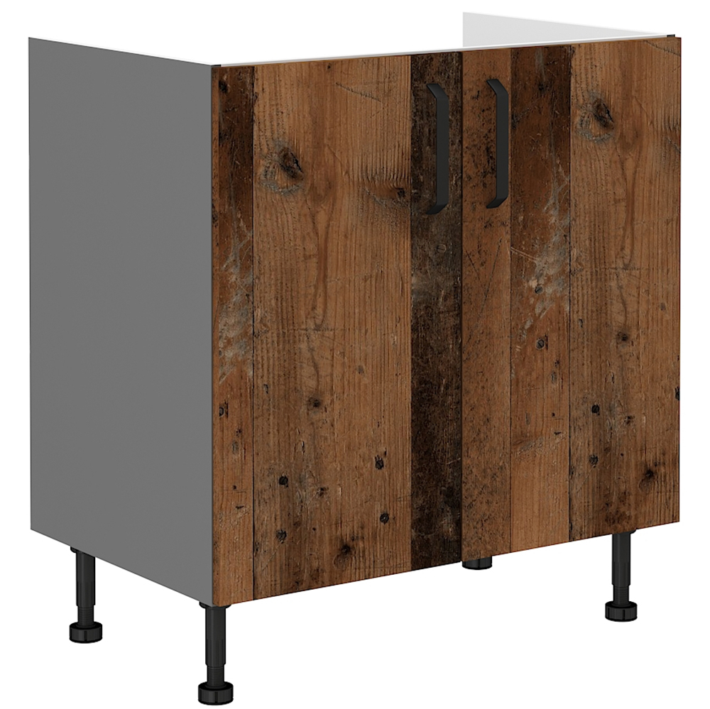 OLD STYLE | kuchyňská linka 170 x 240 cm | old style/antracit