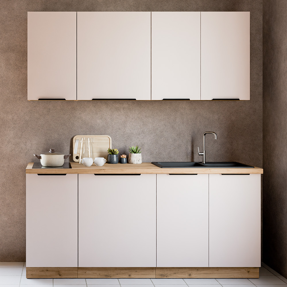 Kuchyňská linka SOLEA  | 180 cm | artisan/kašmír | VÝBĚR ÚCHYTŮ