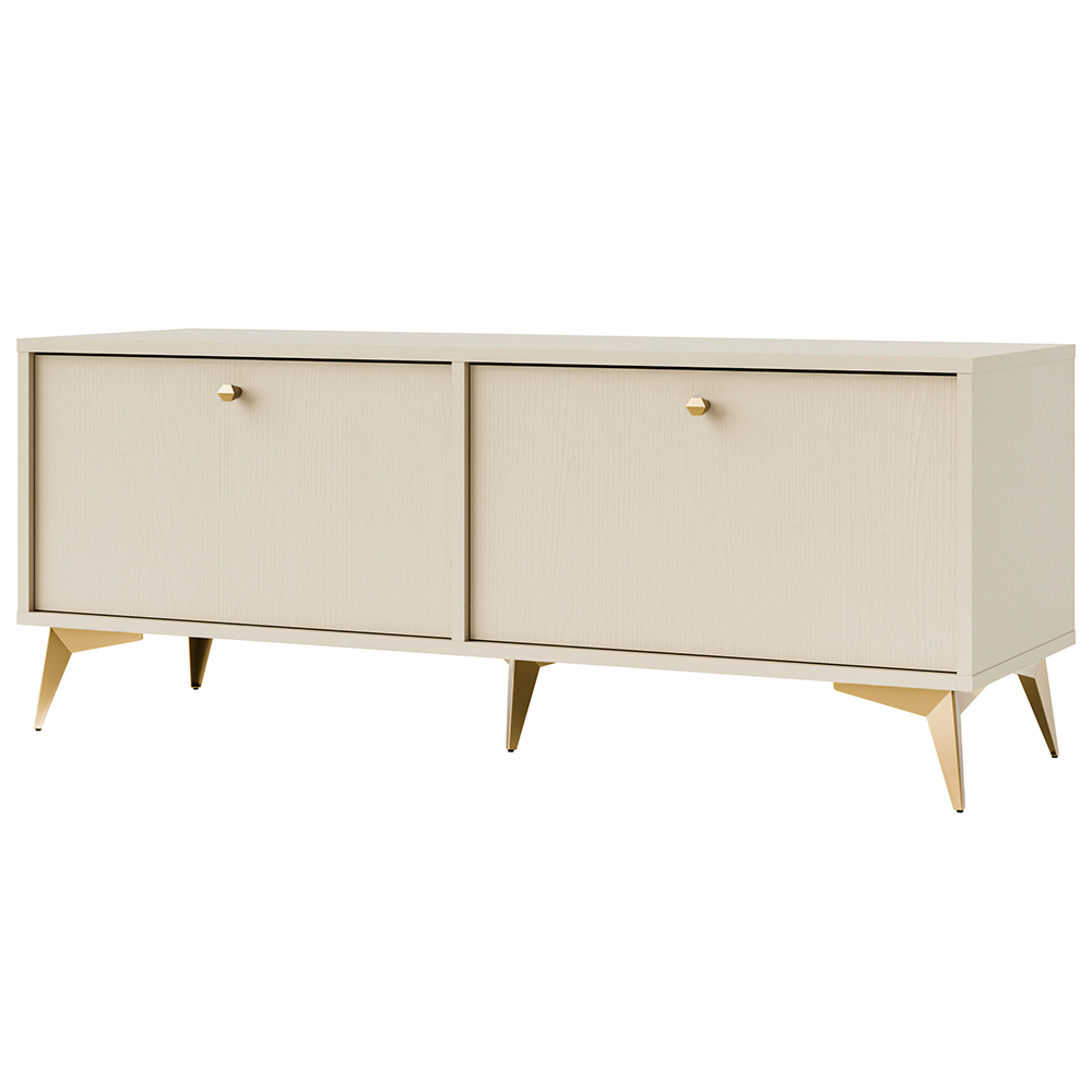 TOKYO 1 b | TV stolek RTV 302 | 120,6 cm | béžová/zlatá