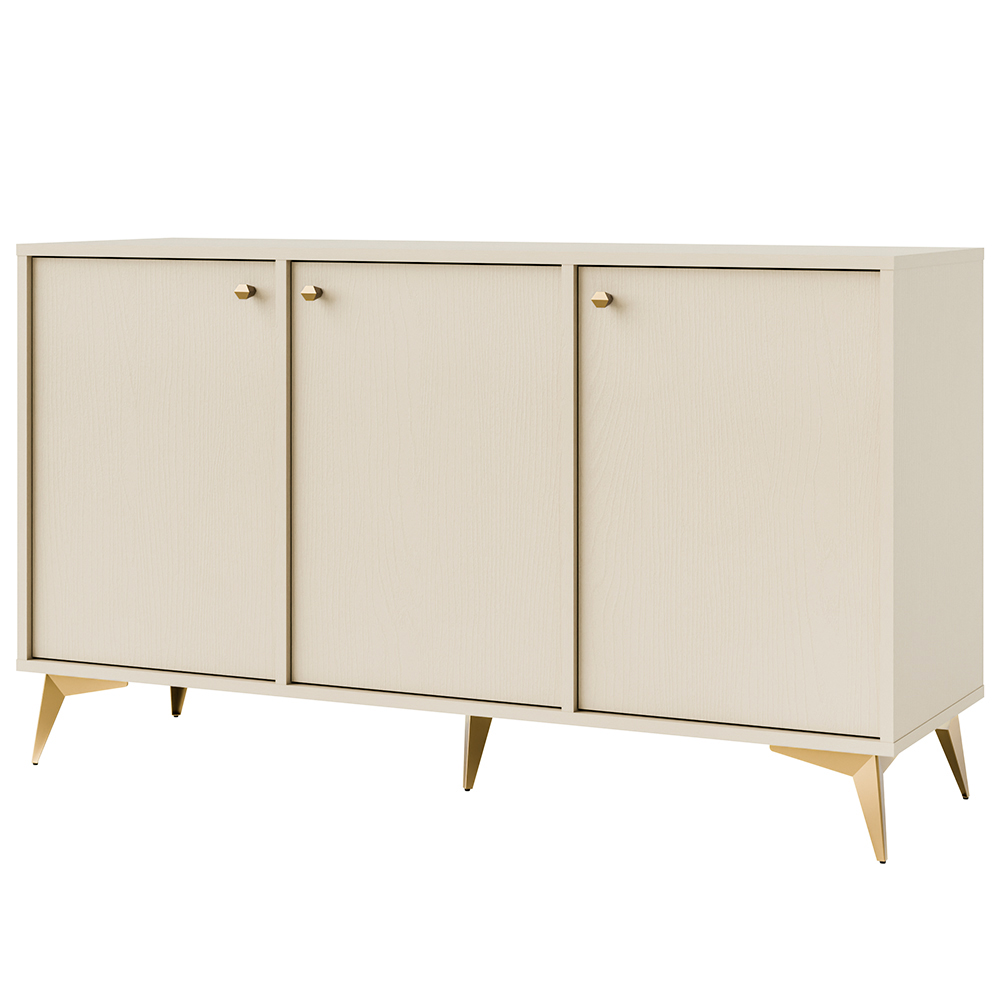 TOKYO 1 b | komoda 813 | 124,5 cm | béžová/zlatá