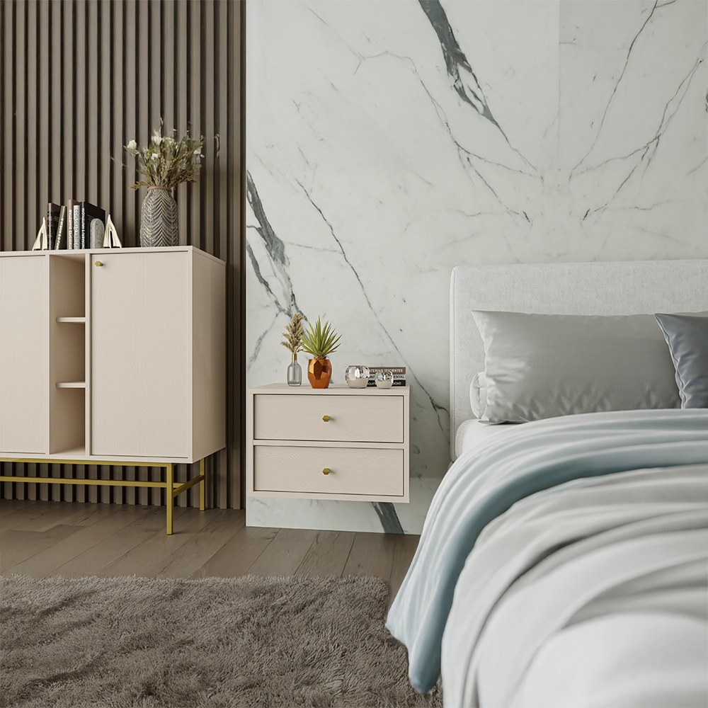 TOKYO 4 b | TV stolek RTV 302 | 120,6 cm | béžová/zlatá