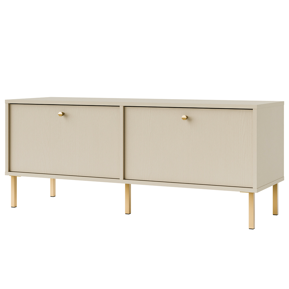 TOKYO 2 b | TV stolek RTV 302 | 120,6 cm | béžová/zlatá